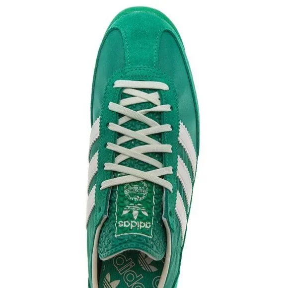adidas Originals SL 72 OG – Size 9 Womens Sneakers Green Ivory JQ7397 NEW - Picture 8 of 9